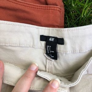 🌿H&M low waisted shorts TAN PAIR ONLY
